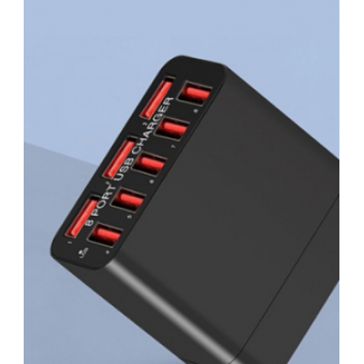 Adaptor priza X82 cu 8 porturi USB Qualcomm 3.0 40W