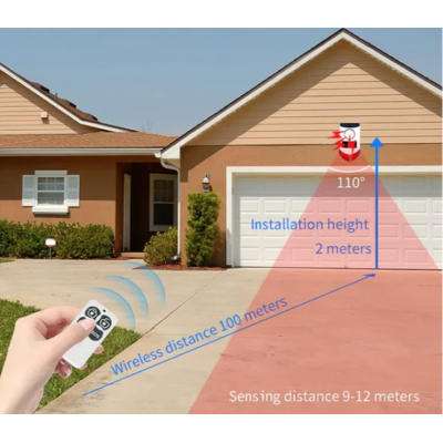 Alarma solara cu telecomanda Q BJ200 pentru exterior