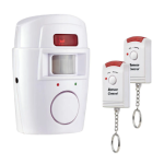 Alarma wireless cu 2 telecomenzi si senzor de miscare cu infrarosu OFF