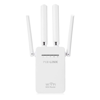 Amplificator Alb U7AC1200RE de semnal 4 antene wireless AX