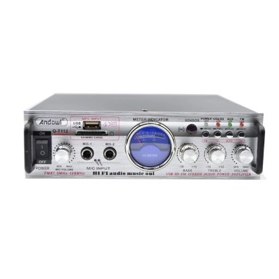 Amplificator super bass USB Andowl Q T112 cu bluetooth si telecomanda