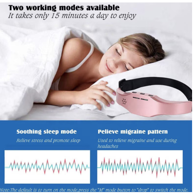 Aparat banda masaj terapeutic pentru cap pentru somn linistit