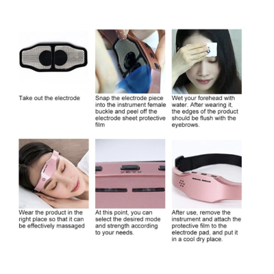 Aparat banda masaj terapeutic pentru cap pentru somn linistit