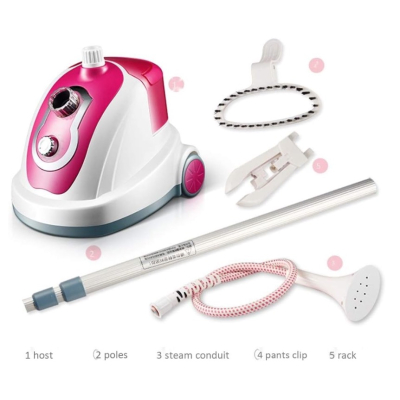 Aparat cu Abur 90 Grade Triplu pentru Calcat Haine 1.2 l Roz