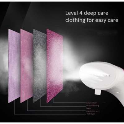 Aparat cu Abur 90 Grade Triplu pentru Calcat Haine 1.2 l Roz