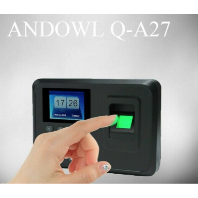 Aparat de control acces cu amprenta digitala si/sau cod pin contorizare angajati Andowl Q A2