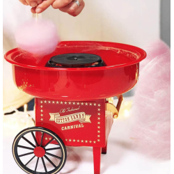 Aparat de facut vata de zahar model retro stil carucior