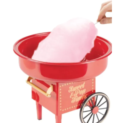Aparat de facut vata de zahar model retro stil carucior