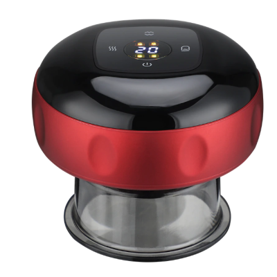 Aparat de masaj cu vacuum electric Terapie prin ventuze 12 niveluri de presiune si incalzire