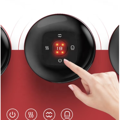 Aparat de masaj cu vacuum electric Terapie prin ventuze 12 niveluri de presiune si incalzire