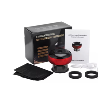 Aparat de masaj cu vacuum electric Terapie prin ventuze 12 niveluri de presiune si incalzire