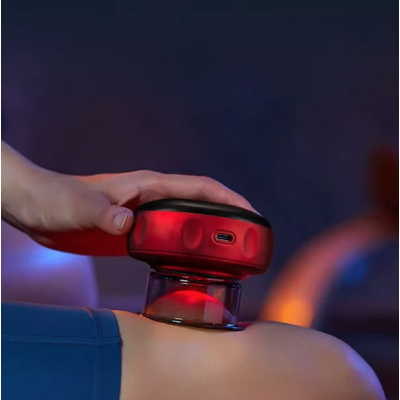 Aparat de masaj cu vacuum electric Terapie prin ventuze 12 niveluri de presiune si incalzire