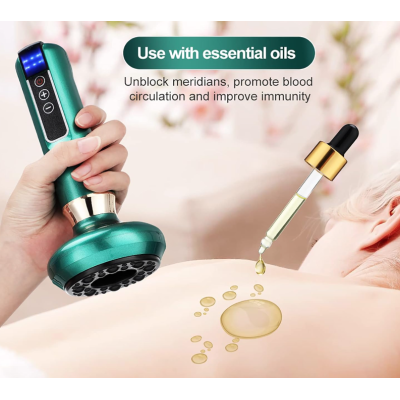 Aparat de masaj Pastsky Incarcare USB 8W Verde