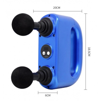 Aparat de masaj pentru relaxare Albastru cu acumulator 2200 mAh Q JM821