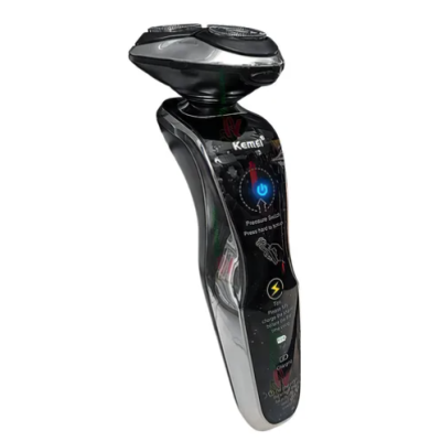 Aparat de ras electric fara fir Kemei KM 8006 pentru barbierit umed si uscat