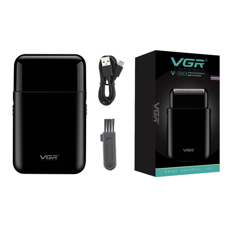 Aparat de ras electric profesional VGR V 390 reincarcabil USB