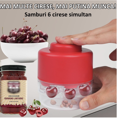 Aparat de scos samburi pentru cirese cu 7 gauri