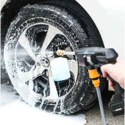 Aparat de Spalat cu Presiune + Acumulator Reincarcabil 3 in 1 Negru