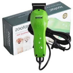 Aparat de tuns DC 38 pentru animale cu 4 accesorii incluse putere 10W Verde