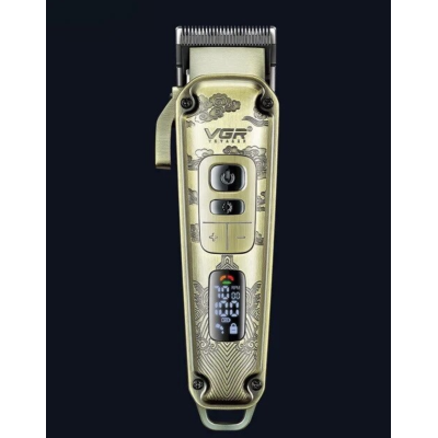 Aparat de Tuns Fara Fir V005 Carcasa Metalica 8 Distantiere Lama din Otel Inoxidabil