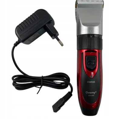 Aparat de tuns Geemy 9 in 1 model GM 550 cu accesorii Rosu