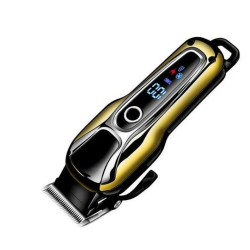 Aparat de tuns profesional E020 putere 5W lame inox ecran LED