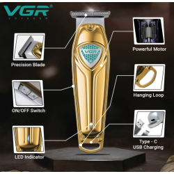 Aparat de tuns profesional VGR  V911 Auriu