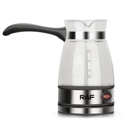 Aparat Electric pentru preparat cafea RAF R125 de 650W capacitate 500ml Recipient din Sticla