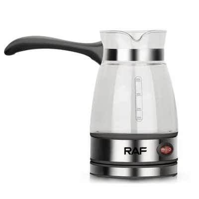 Aparat Electric pentru preparat cafea RAF R125 de 650W capacitate 500ml Recipient din Sticla