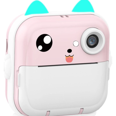 Aparat foto instant copii 10 role 48px FULL HD 5 jocuri player muzical