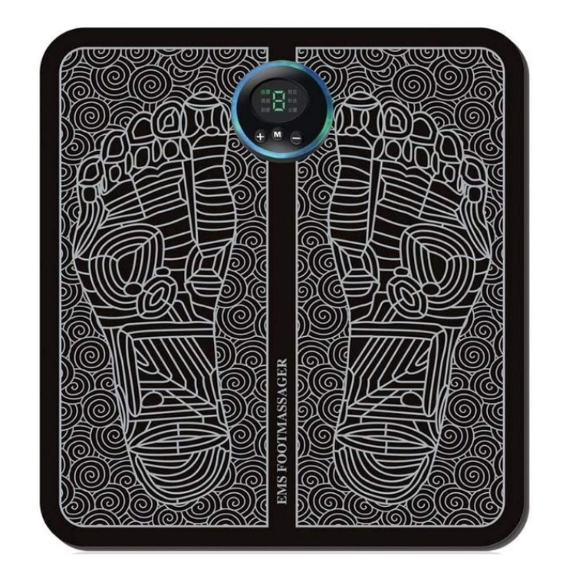 Aparat masaj picioare tip covoras cu Incarcare USB pentru electrostimulare 19 niveluri intensitate