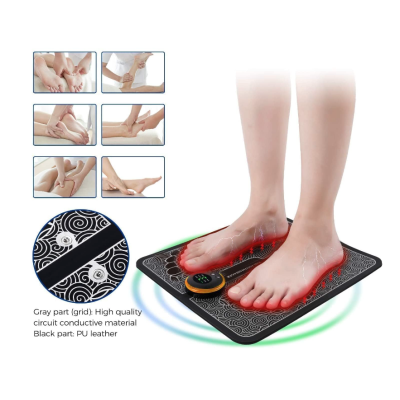 Aparat masaj picioare tip covoras cu Incarcare USB pentru electrostimulare 19 niveluri intensitate