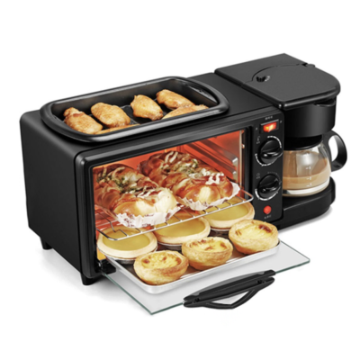 Aparat multifunctional electric 3 in 1 Mic Dejun cuptor grill filtru cafea LEIHMANN