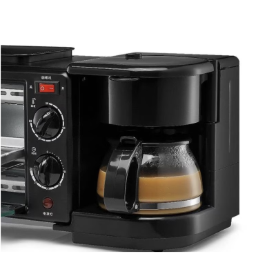 Aparat multifunctional electric 3 in 1 Mic Dejun cuptor grill filtru cafea LEIHMANN