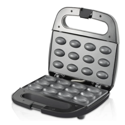 Aparat pentru Copt Forme Coji de Nuci R536G cu 12 forme 750W Placi Neaderente