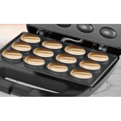 Aparat pentru Copt Forme Coji de Nuci R536G cu 12 forme 750W Placi Neaderente