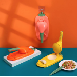 Aparat pentru paste de casa si umpluturi din plastic 2 in 1 GALBEN