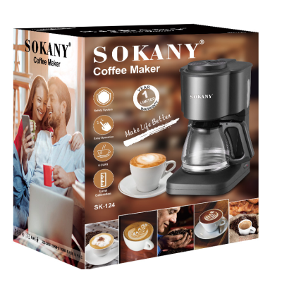 Aparat profesional de cafea Sokany SK 124 putere 950W