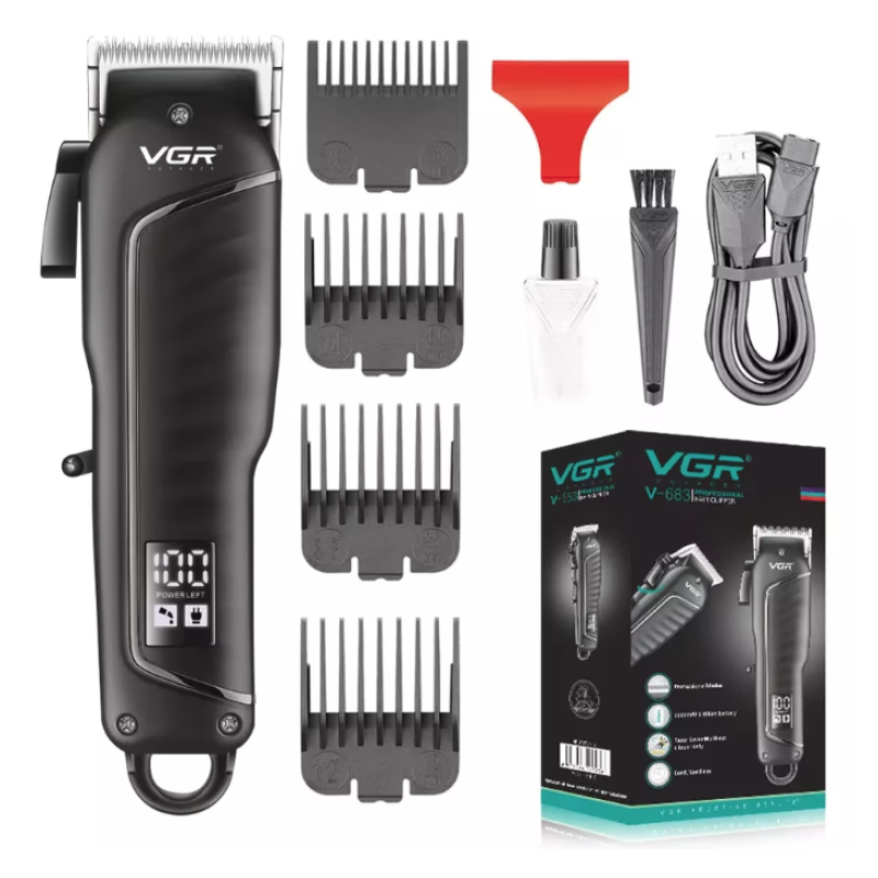 Aparat profesional de tuns VGR V-683 cu incarcare USB MD