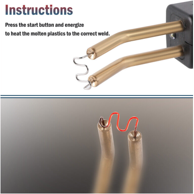 Aparat profesional pentru lipit si sudat plastic Putere 50W Negru