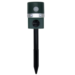 Aparat solar impotriva daunatorilor VERDE cu ultrasunete pentru gradina cu tarus