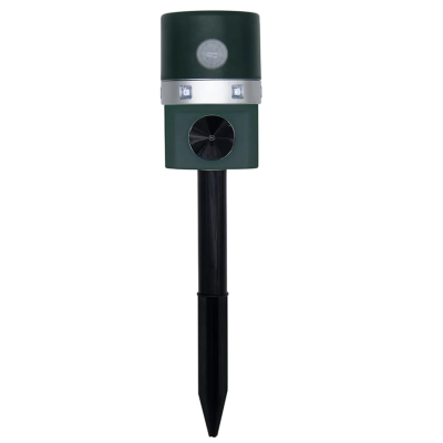 Aparat solar impotriva daunatorilor VERDE cu ultrasunete pentru gradina cu tarus