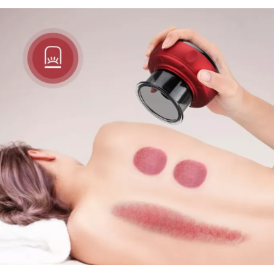 Aparat vacuum electric Terapie prin ventuze masaj si incalzire 2 niveluri de presiune