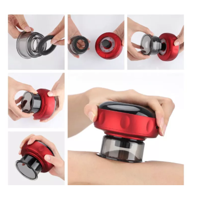 Aparat vacuum electric Terapie prin ventuze masaj si incalzire 2 niveluri de presiune