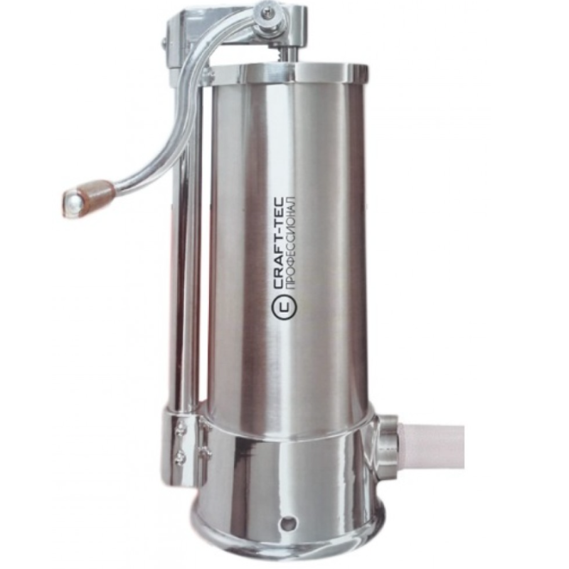 Aparat vertical de facut (umplut) carnati 6kg inox 5 palnii incluse