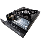 Aragaz camping HappyHome MX777 aprindere automata dubla alimentare butelie spray sau gaz