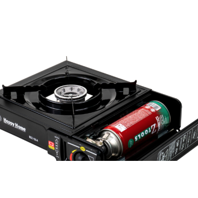 Aragaz camping HappyHome MX777 aprindere automata dubla alimentare butelie spray sau gaz
