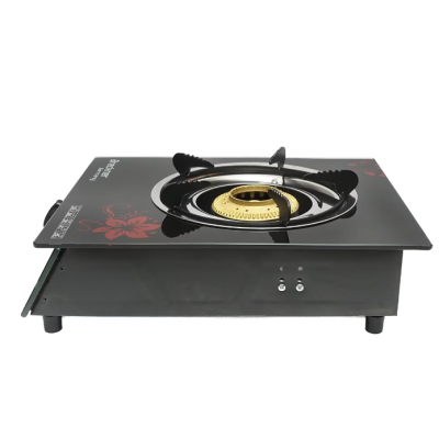 Aragaz plita cu un arzator din fonta 3KW sticla securizata 400x300x90mm Breckner