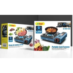 Aragaz portabil pe gaz pentru bucatarie 2.9kw Andowl Q WS160