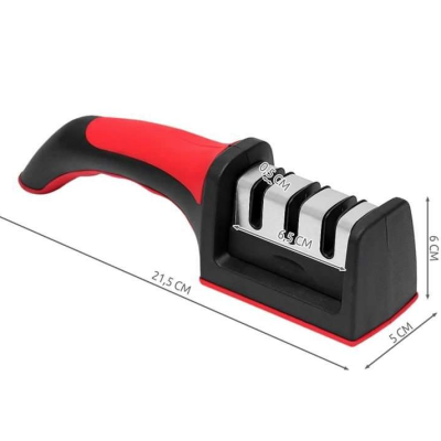 Ascutitor 3in1 de bucatarie cu maner (foarfece, cutite ceramica)